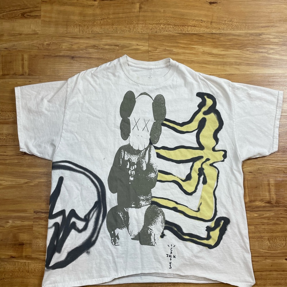 Travis Scott Cactus Jack + Kaws for Fragment tee